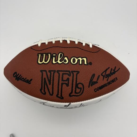 1999 Cleveland Browns Signed NFL Wilson Football w/ Jim Brown, Ozzie Newsome - Picture 4 of 11
